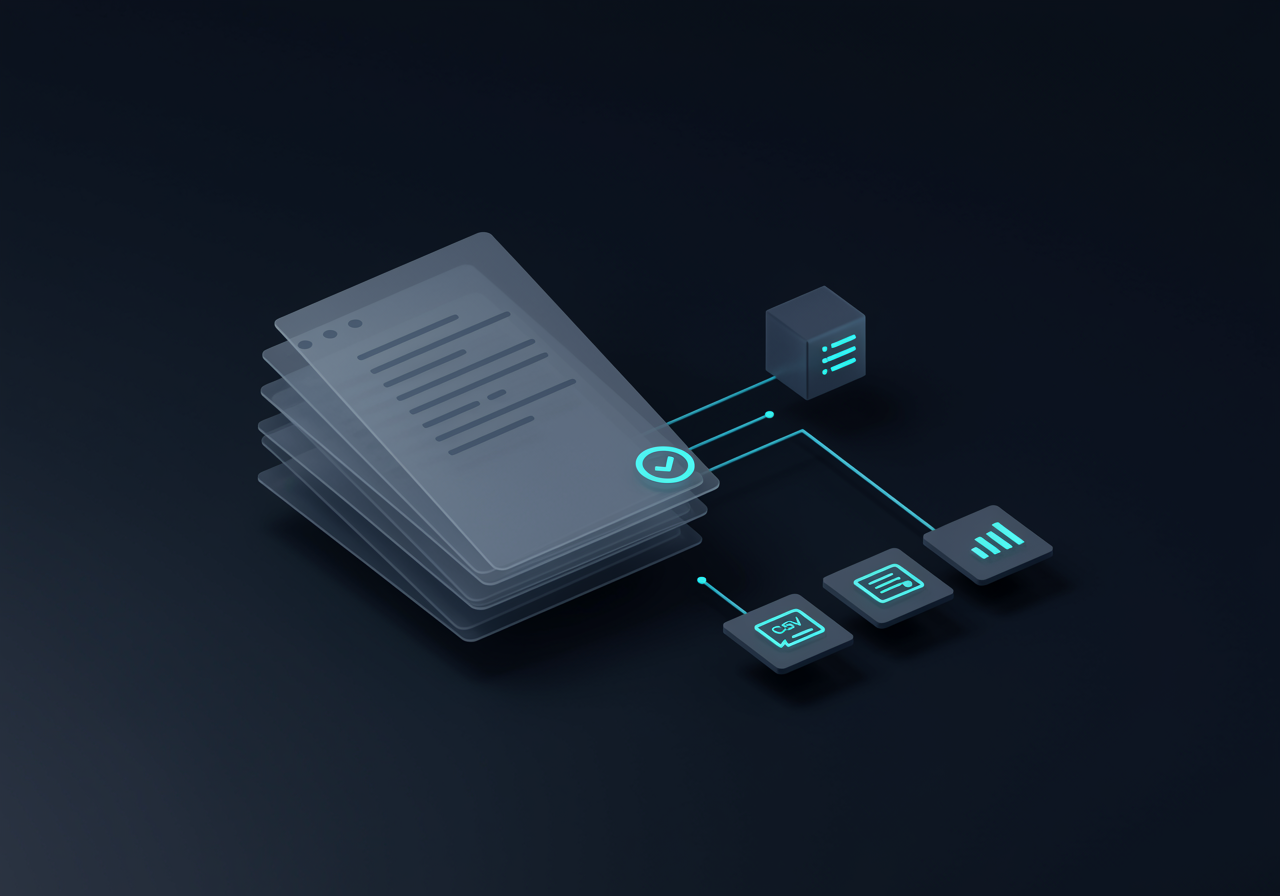 SciNexa report output showing executive summary, drivers, recommendations, evidence panel and validation status